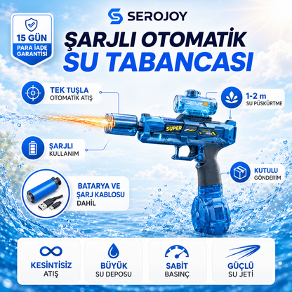 Serojoy Şarjlı Otomatik Su Tabancası